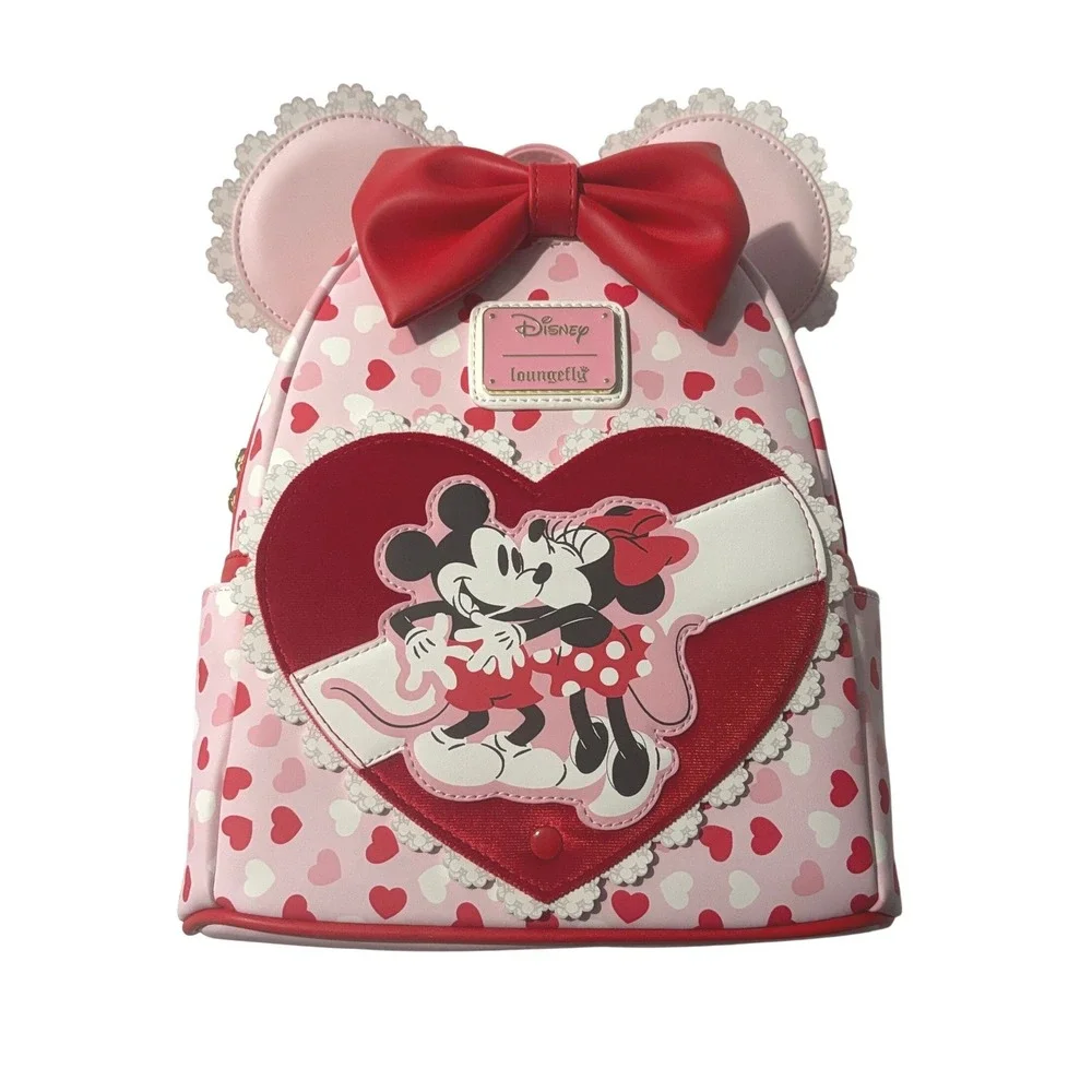 Loungefly Disney Backpack Mickey Minnie Valentine Chocolate Scented Mini Hearts